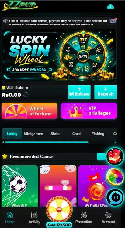 77PKR Game