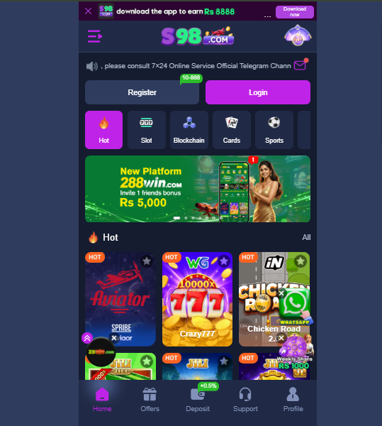 S98 game